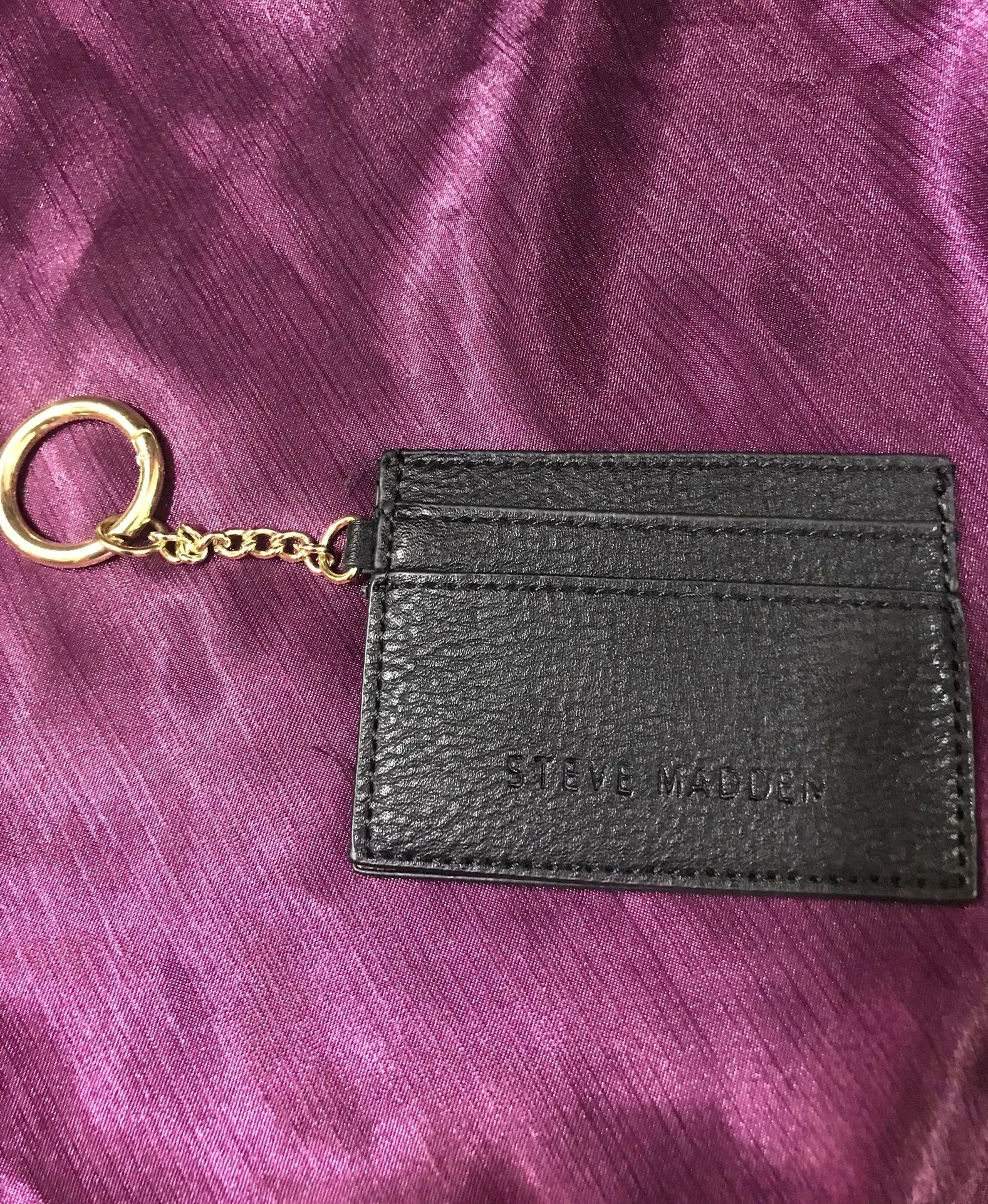 Steve Madden Black Leather Mini Backpack - Image 4