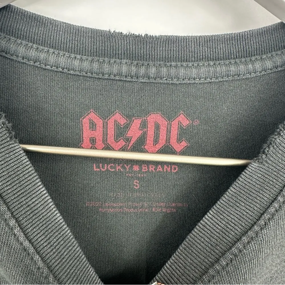 Lucky Brand ACDC Graphic Band Tee Size Small Grunge Music - Image 5