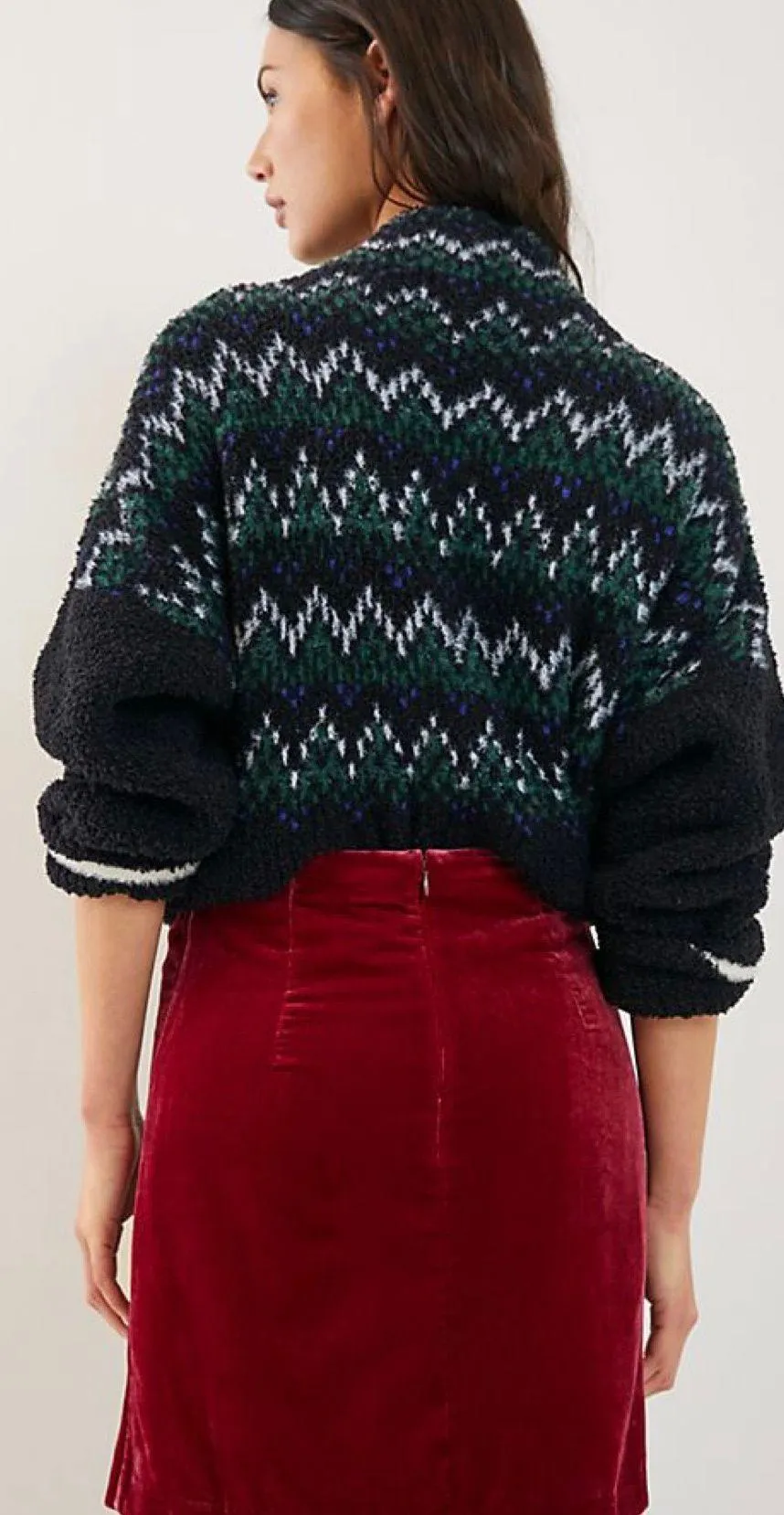 NWT $118  Raspberry Montie Velvet Mini Skirt 8 - Image 2