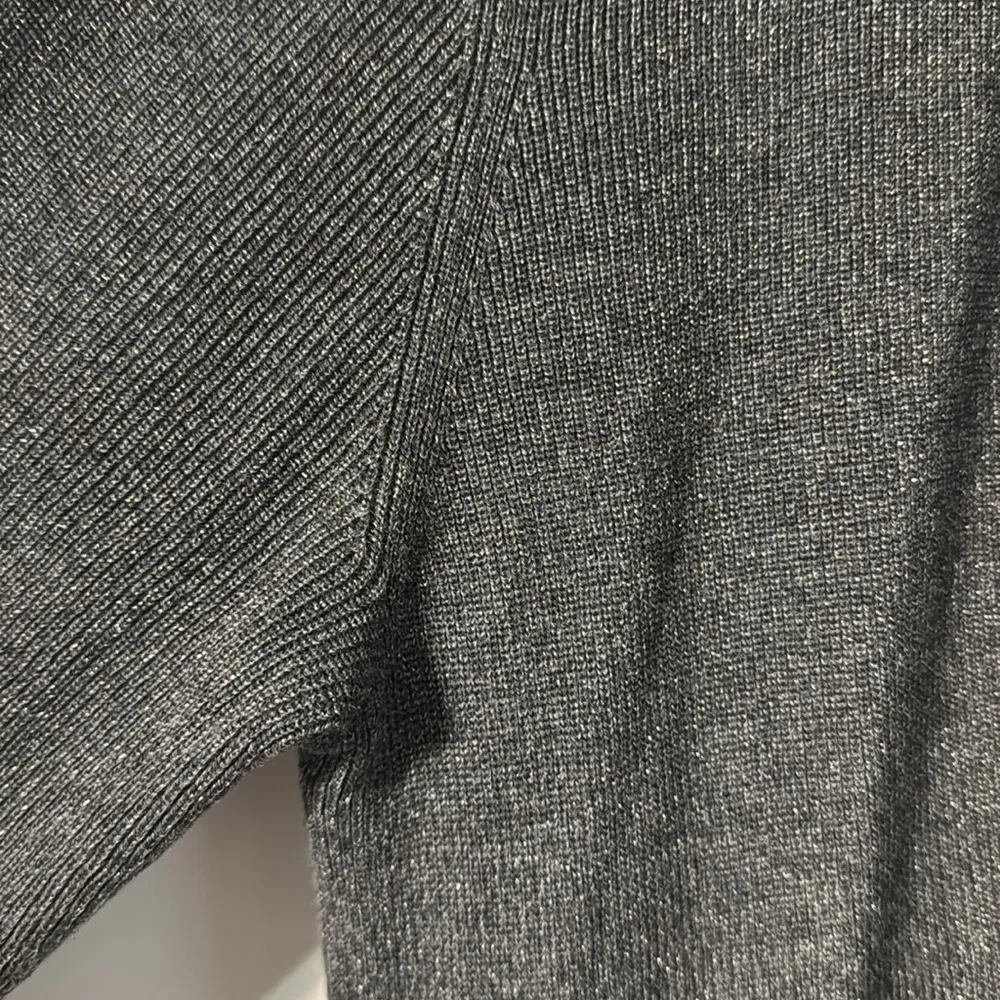 Sparkly Lightweight Duster Dark Grey Size S - Image 5