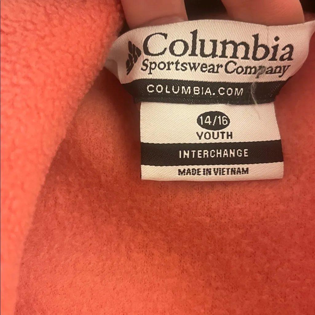 Retro 3 in 1 winter snow coat fleece warm winter pink size 14/16 or XS - Image 15