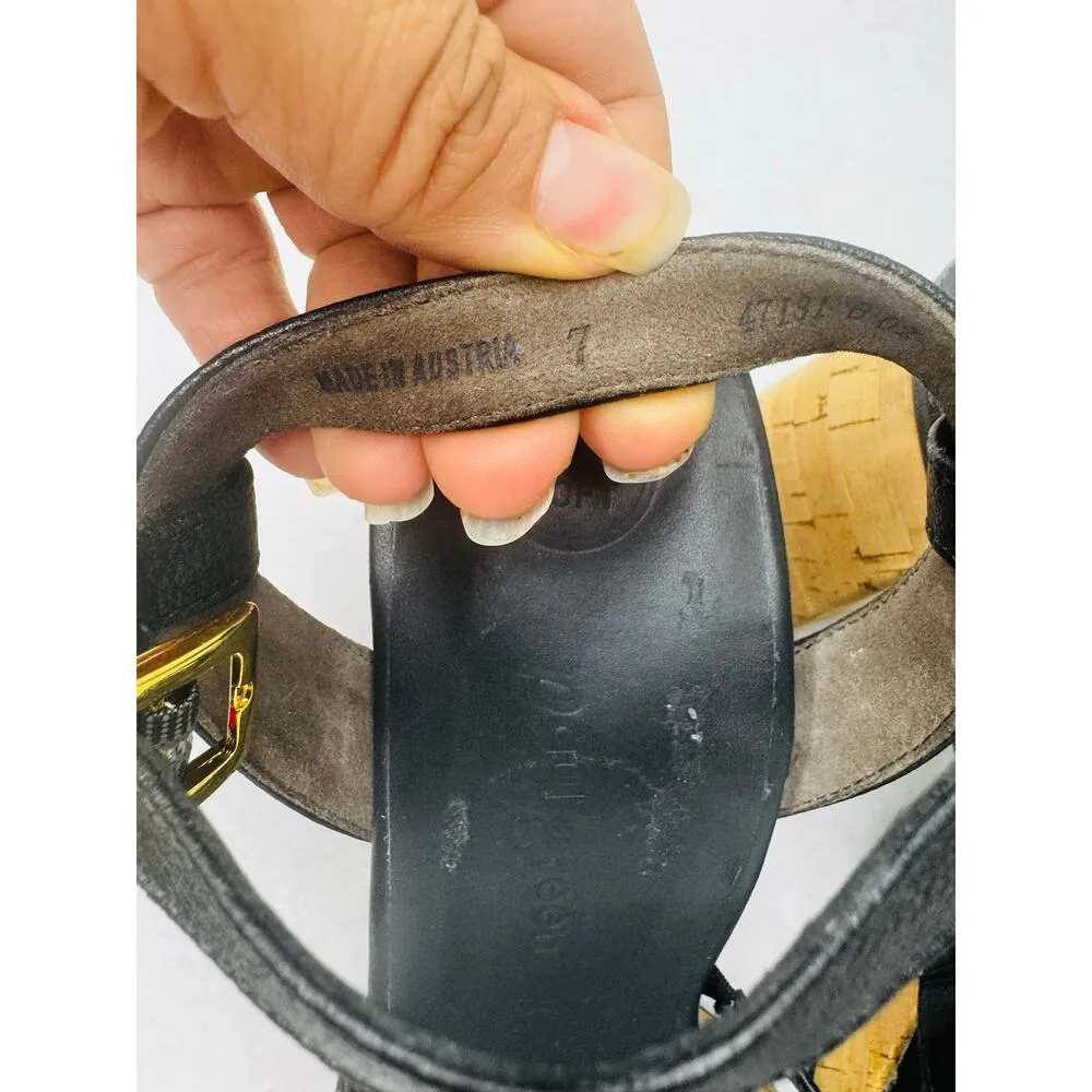 Paul Green Classic Black Tina Fisherman Sandal (Women) size UK 7 / US 9.5 - Image 9