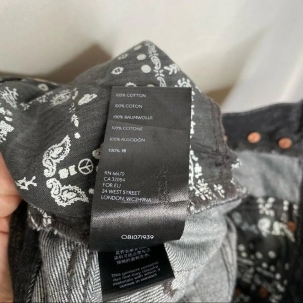 Free People NWT Makai Distressed Cut-Off Shorts in Black - Image 10