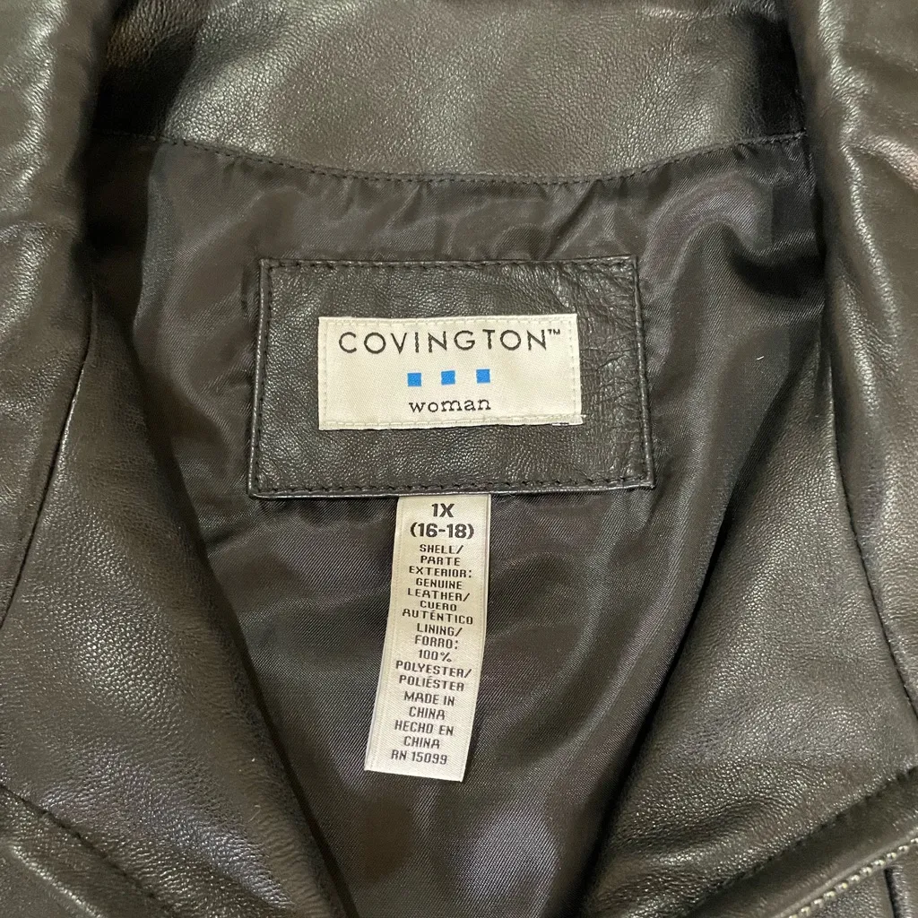 Vintage Covington Leather Jacket - Image 2