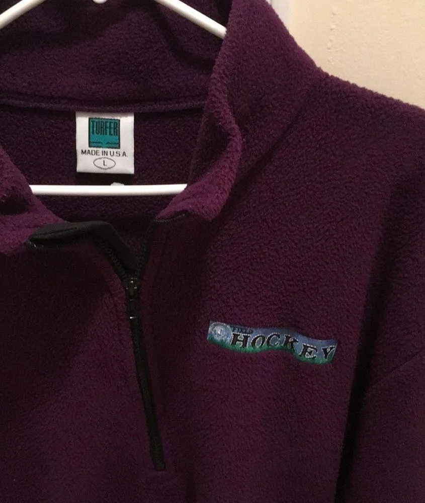 Fleece field hockey quarter zip jacket Size L - Image 2