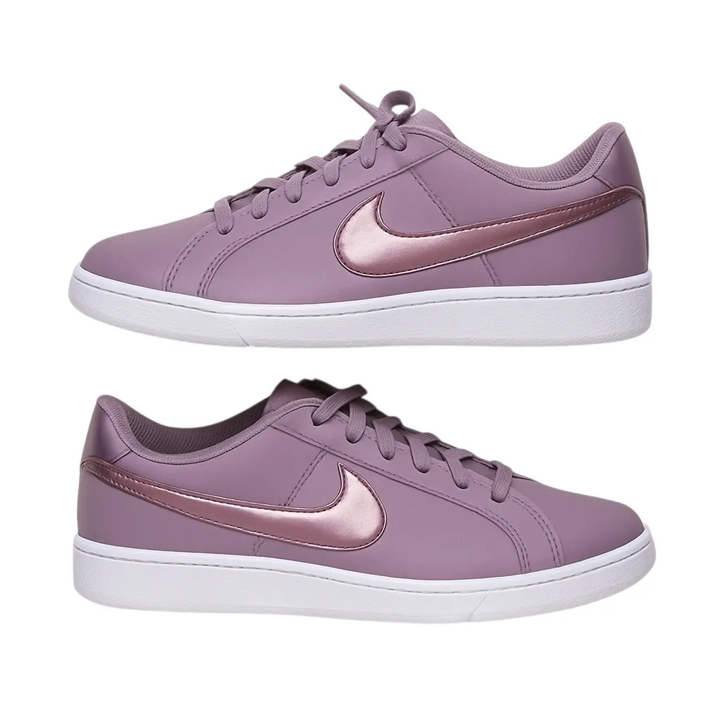Nike Court Royale 2 Dusty Purple Rose Gold Swoosh Sneakers Womens 9.5 Low Top - Image 3