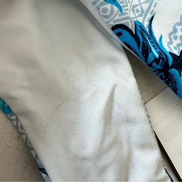 Red Carter Blue Floral Cheeky Bikini Swimsuit Bottoms size‎ XS NWT - Image 10