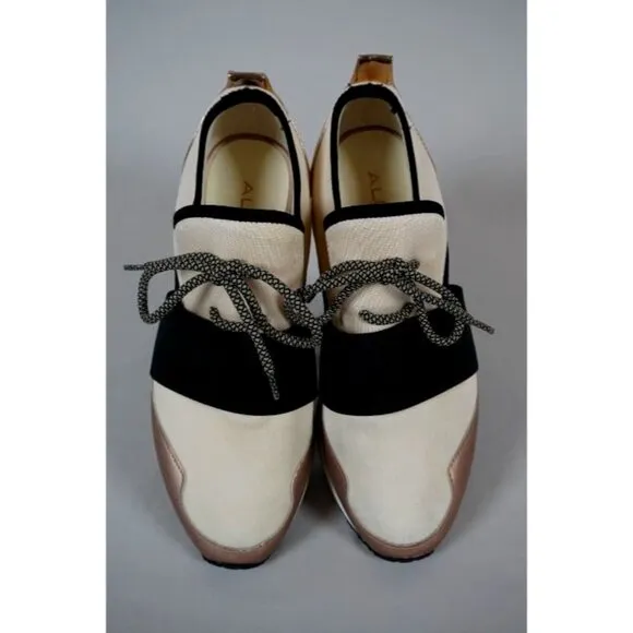 ALDO Women's Dwiedia Fashion Lace-Up Sneaker Shoes Size 7.5 - Image 2