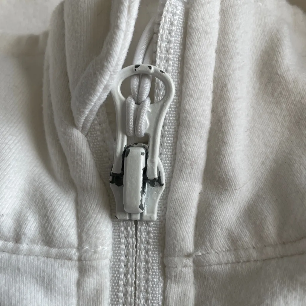 Lululemon Athletic Women's White Zip-Up Jacket Size 10 - Image 8