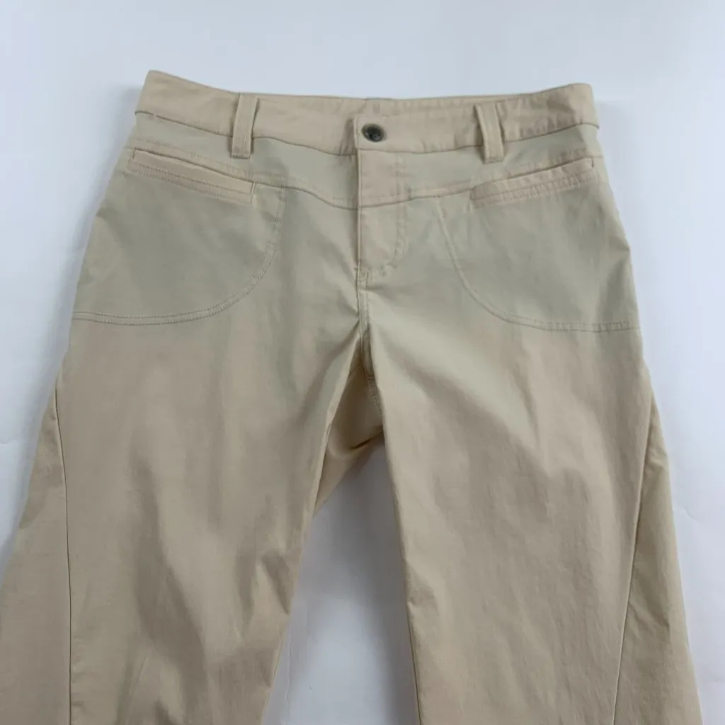 Athleta Cream Stretch Nylon Dipper Cargo Bootcut Pant 6 - Image 2