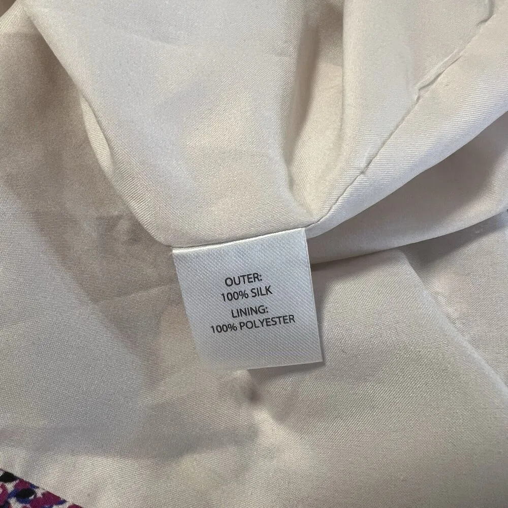 Saloni Sz 8 Sonia Silk Floral Print Long Maxi Dress In Multi Blue - Image 11