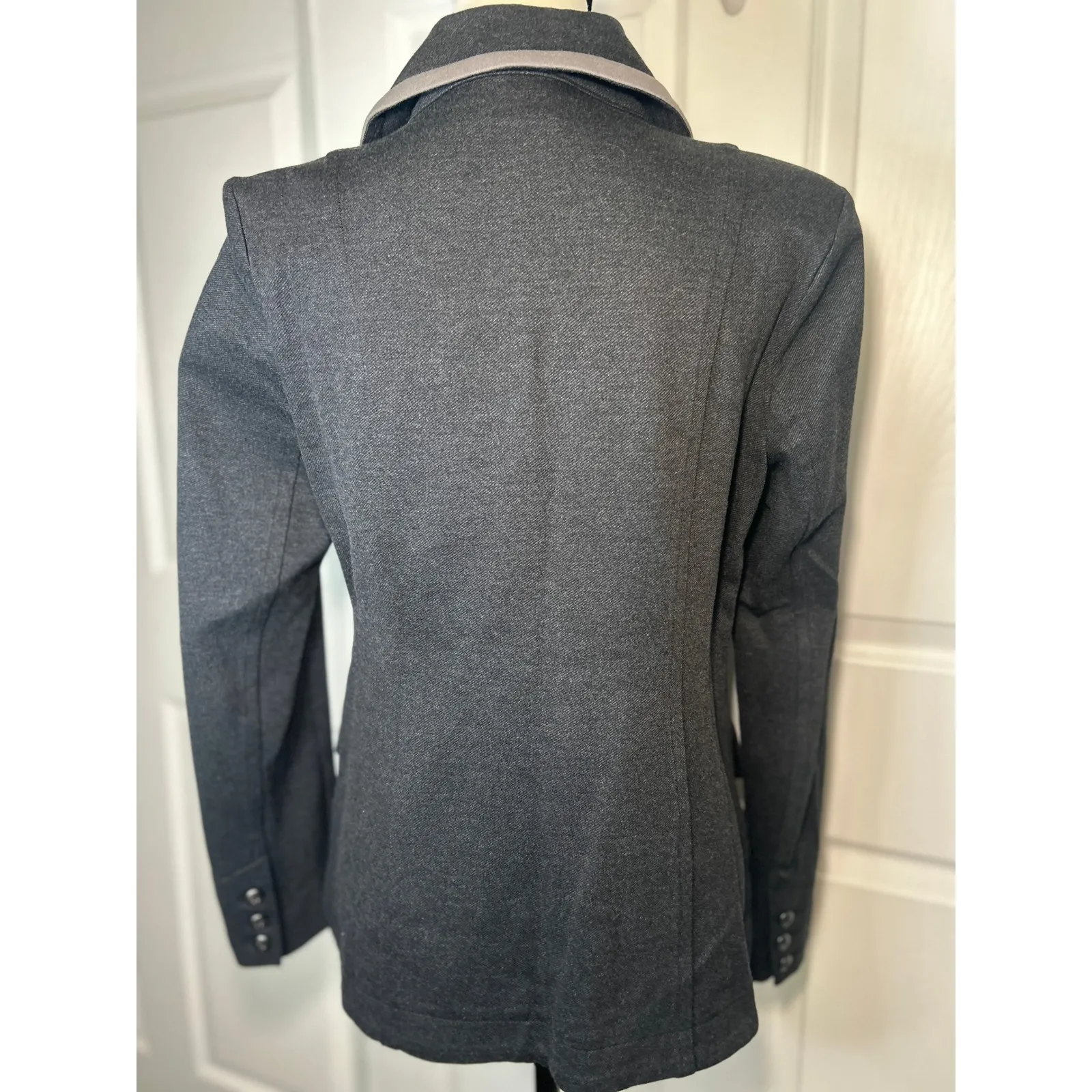 Cabi Women's Gray Knit Blazer Jacket Size Small Casual‎ Office Style 3030 - Image 4