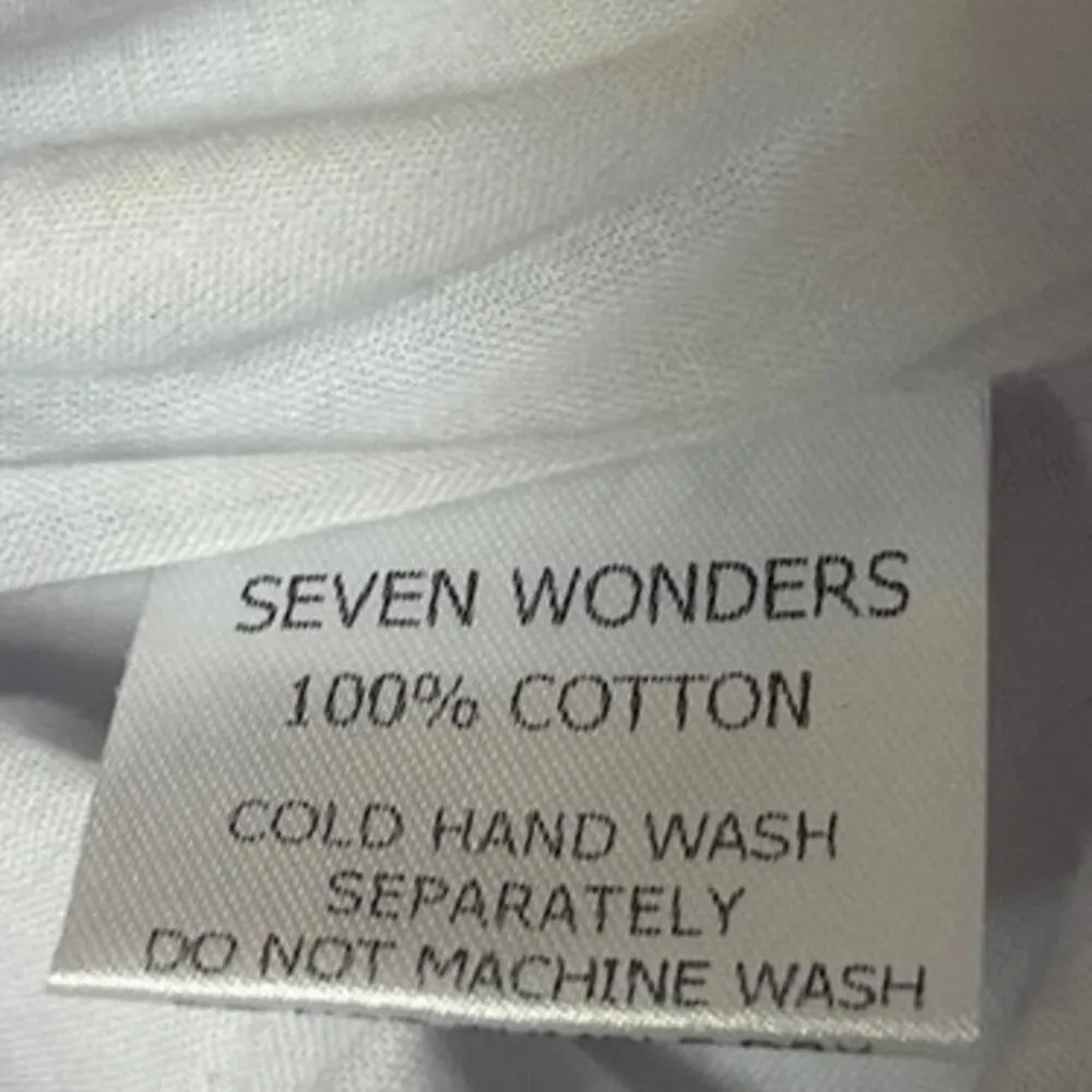 NEW Seven Wonders Emiline White One Shoulder Puff Sleeve Ruffle Mini Dress Sz 4 - Image 6