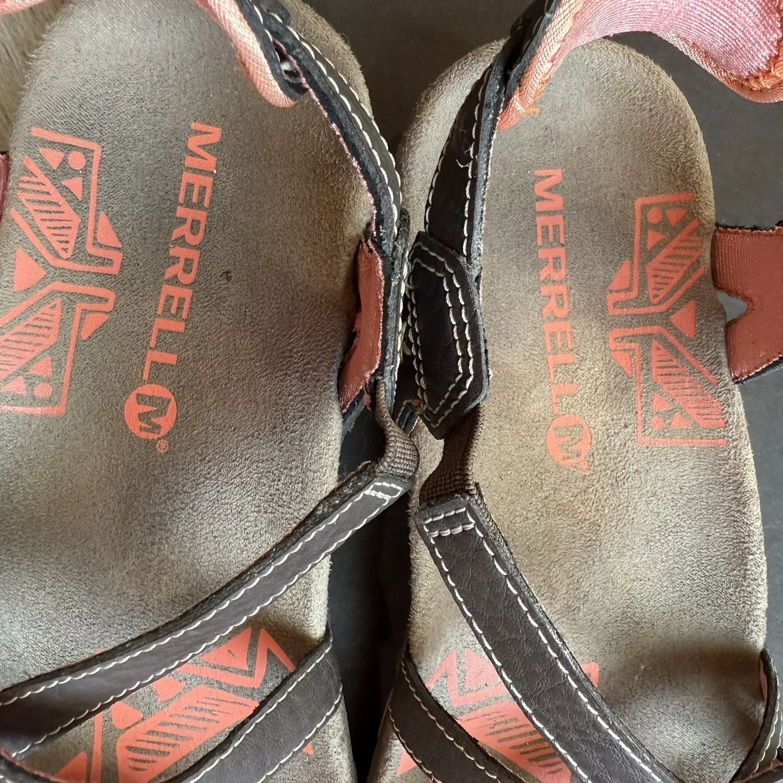 Merrell Leather Sandal Shoes Women US 5 EU 36 Sandspur Ankle Strap Brown Hiking - Image 6