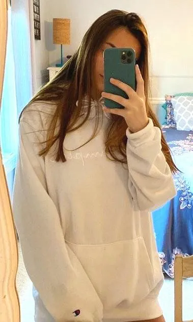 Champion White Hoodie - Image 5