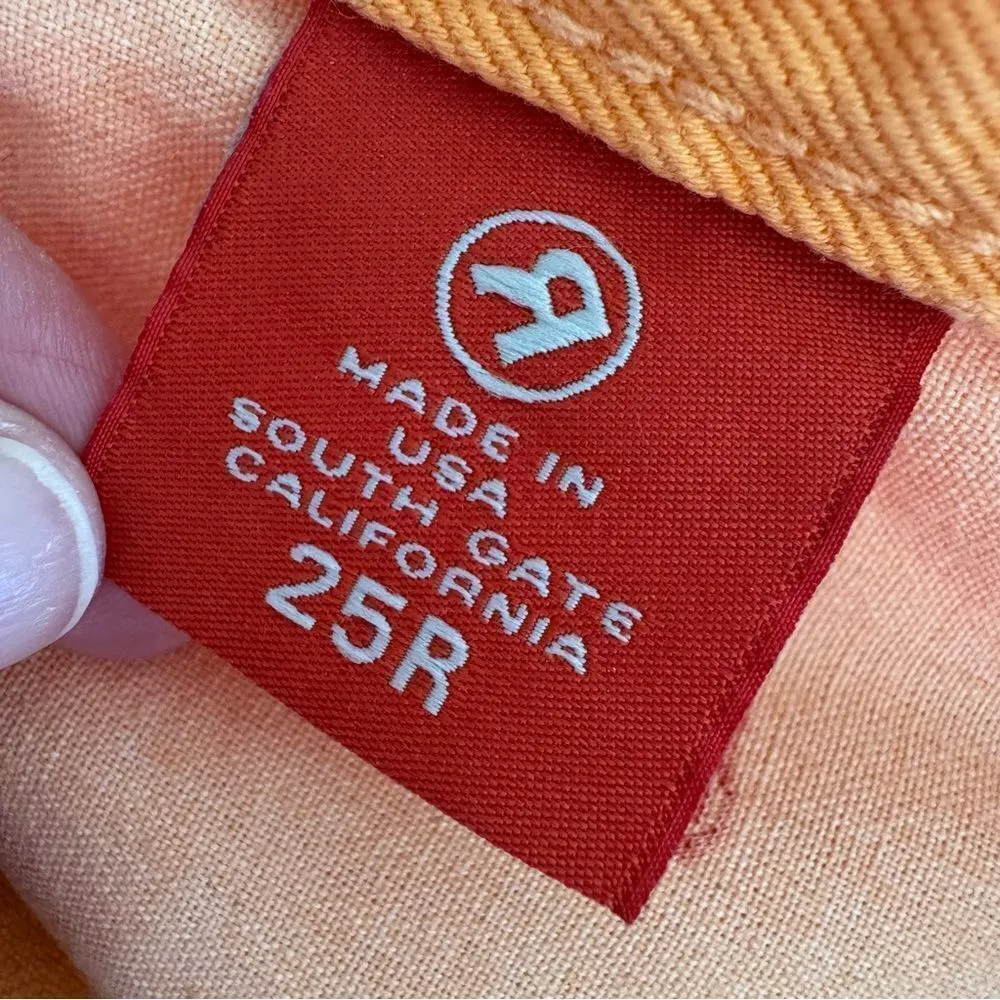 NWT Y2K Vintage Big Star Low Rise Orange Boot Cut Jeans Size 25 - Image 8