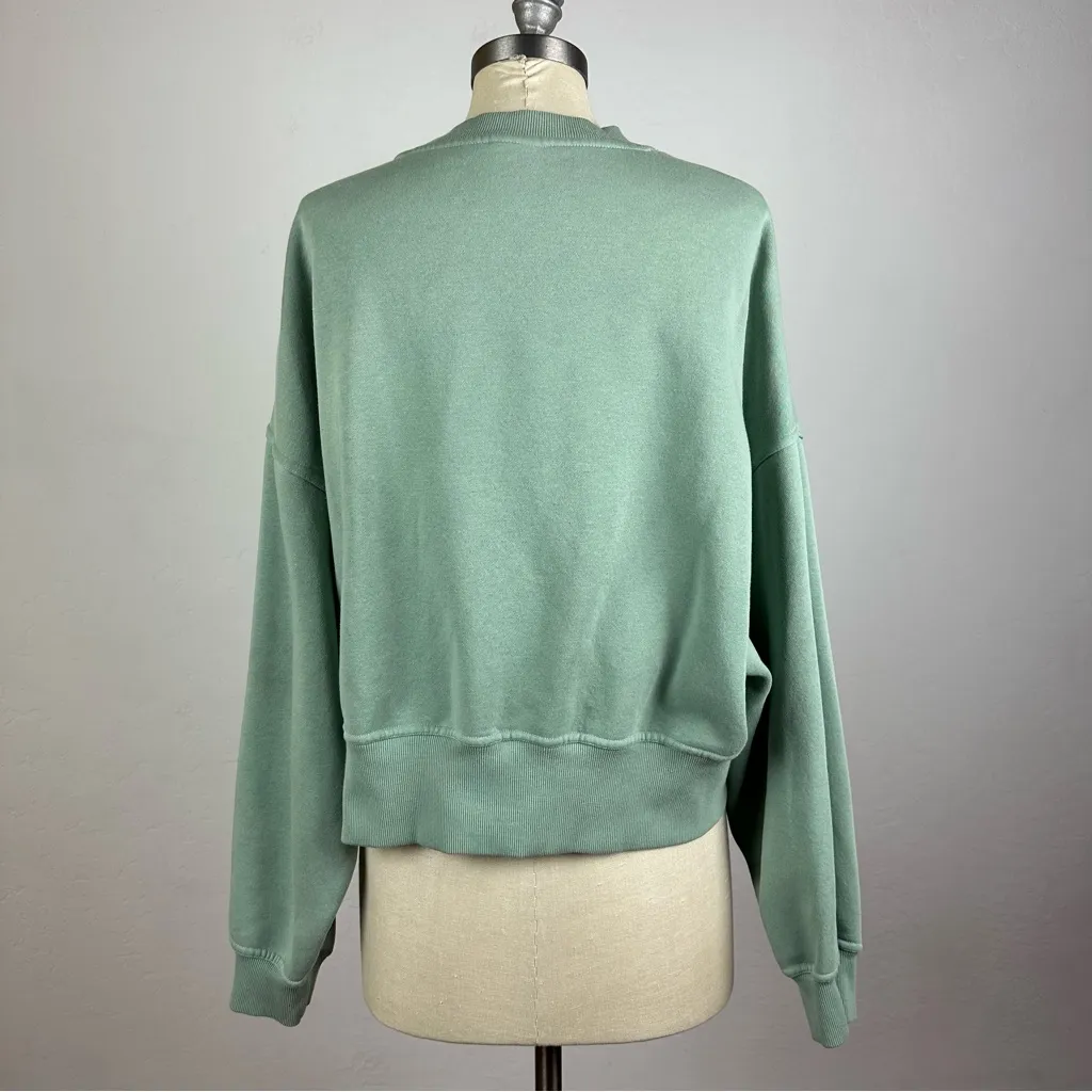 PE Nation Mint Green Crewneck Sweatshirt Size L - Image 7