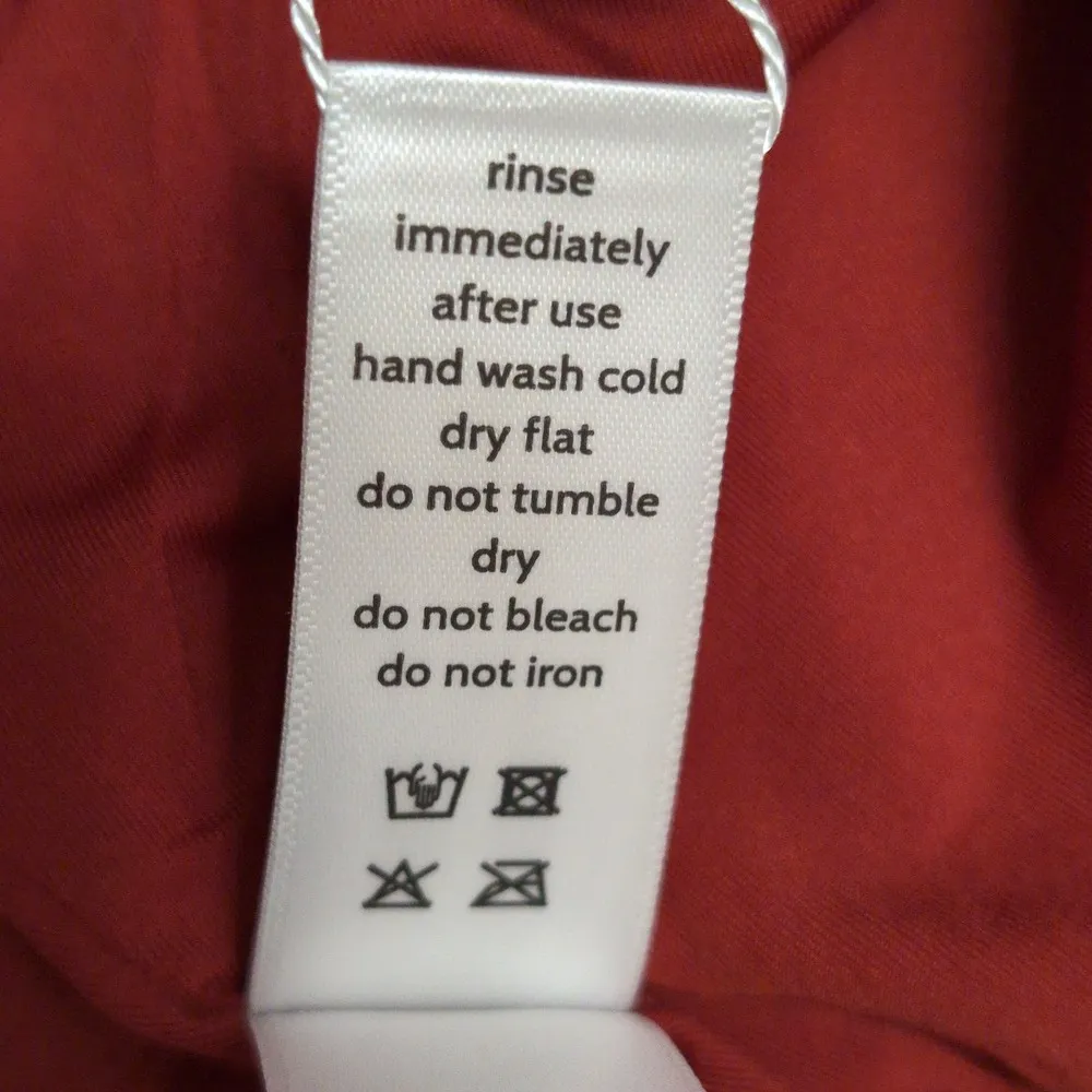 Andie The Snap Bottom Eco Nylon Chili Pepper Swimwear Bathing Suit Size S New - Image 9