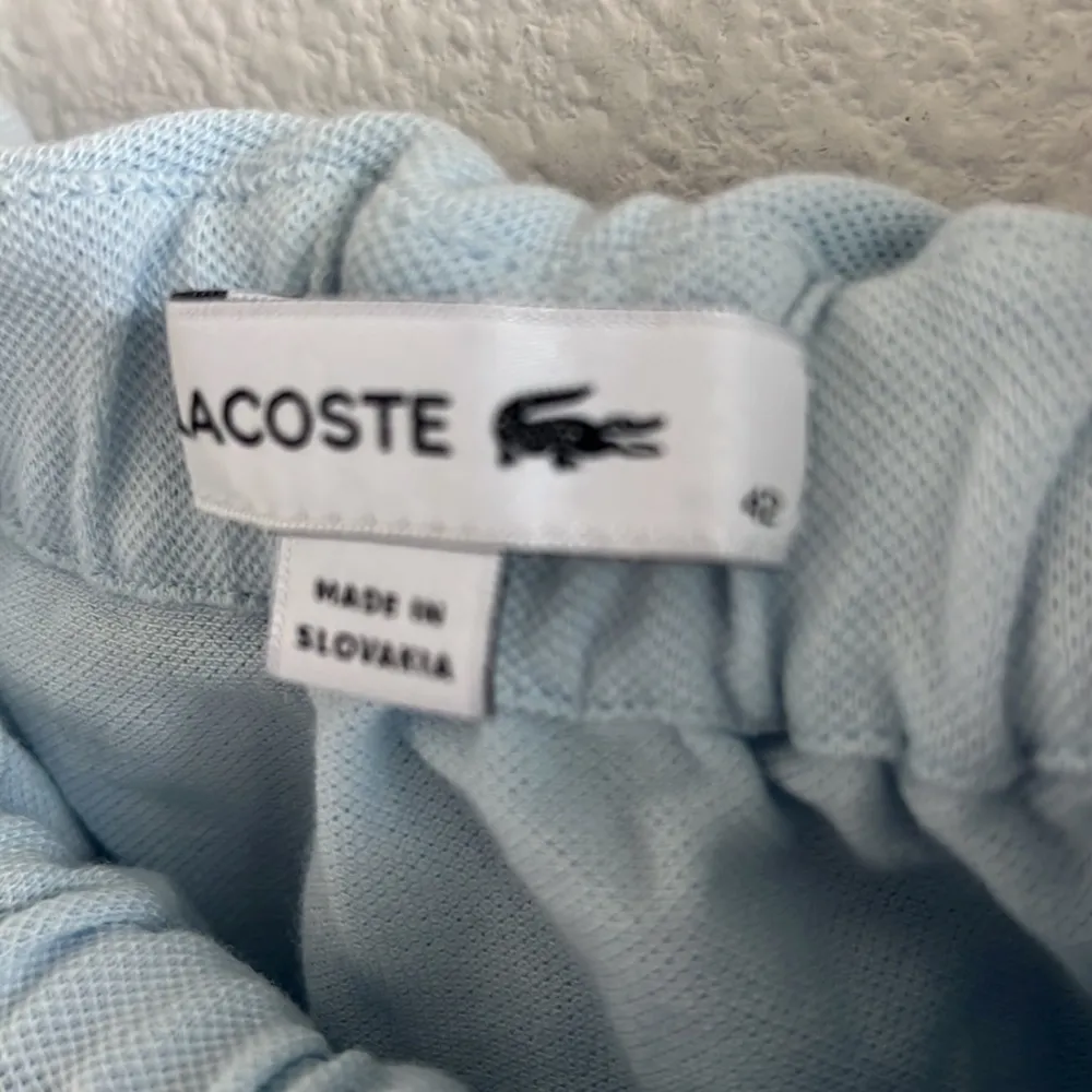 Lacoste Blue Strapless Tunic Top Mini Dress Cover Up High Slit 42 / Large - Image 3