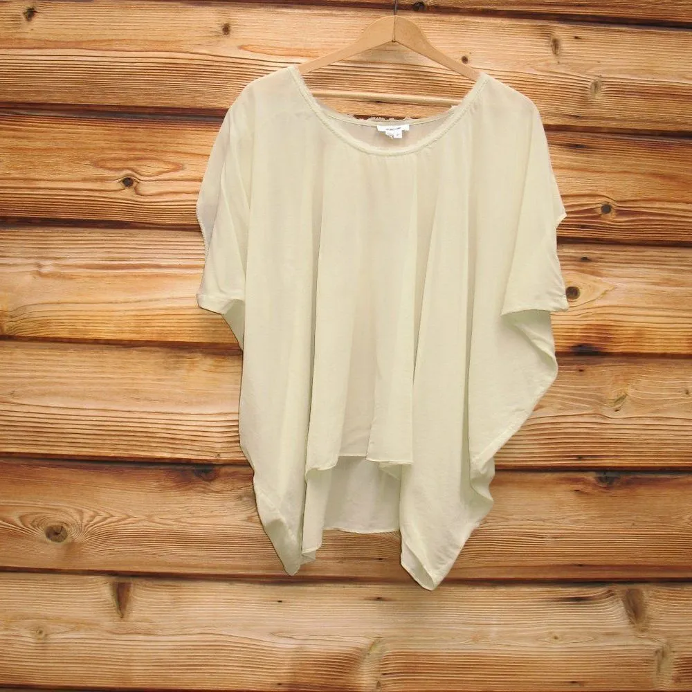 Helmut Lang Silk Oversize Top Blouse - Image 2