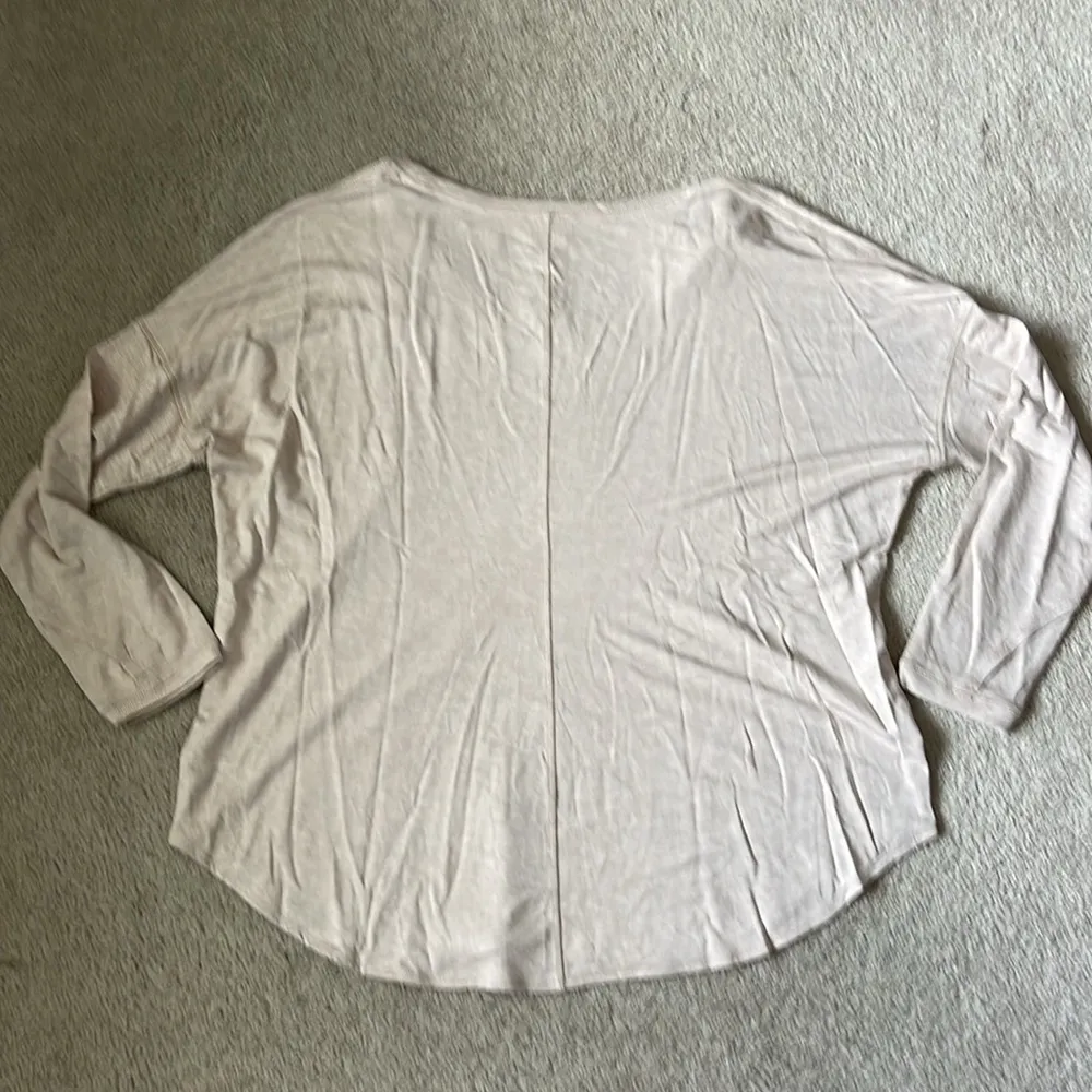 NWT Andrea Jovine Woman tan scoop neck long & flowy buttery soft sweater size 2X - Image 8