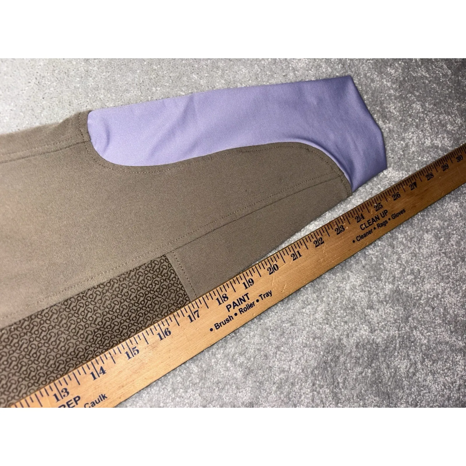 Dover Saddlery Tan Wellesley Piped Silcone Full Seat Breech Pants Sz 28 EUC - Image 10