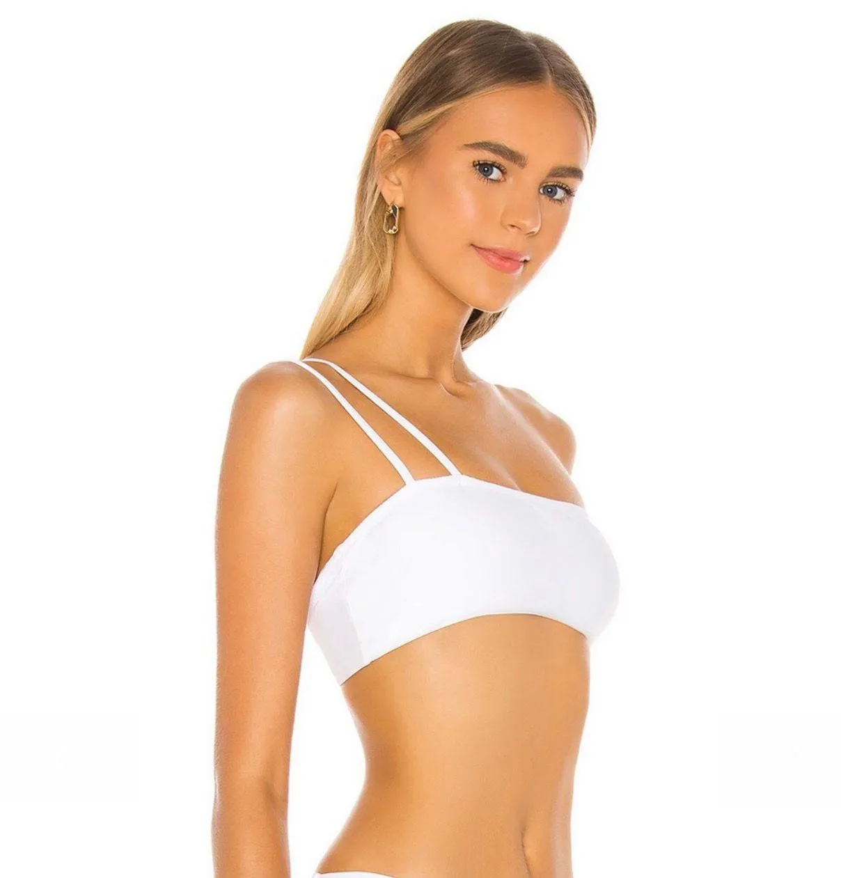 superdown Monica Top in White Medium - Image 2