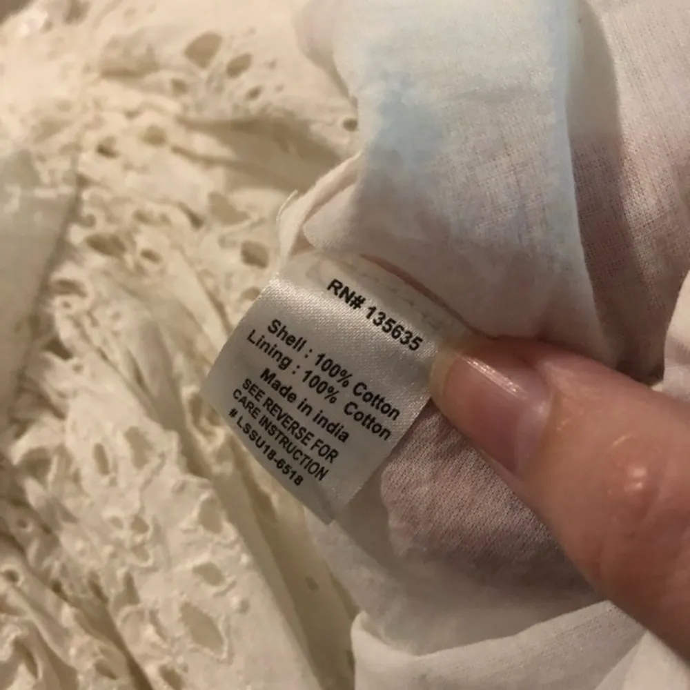 NWOT ANTHRO Love the Label Abby Eyelet Midi Dress - Image 5