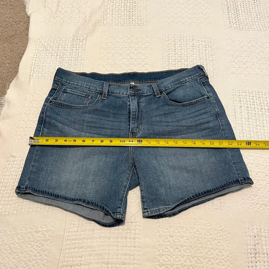 Levi's 32 red tab denim jean stretch shorts SH 1954 - Image 8