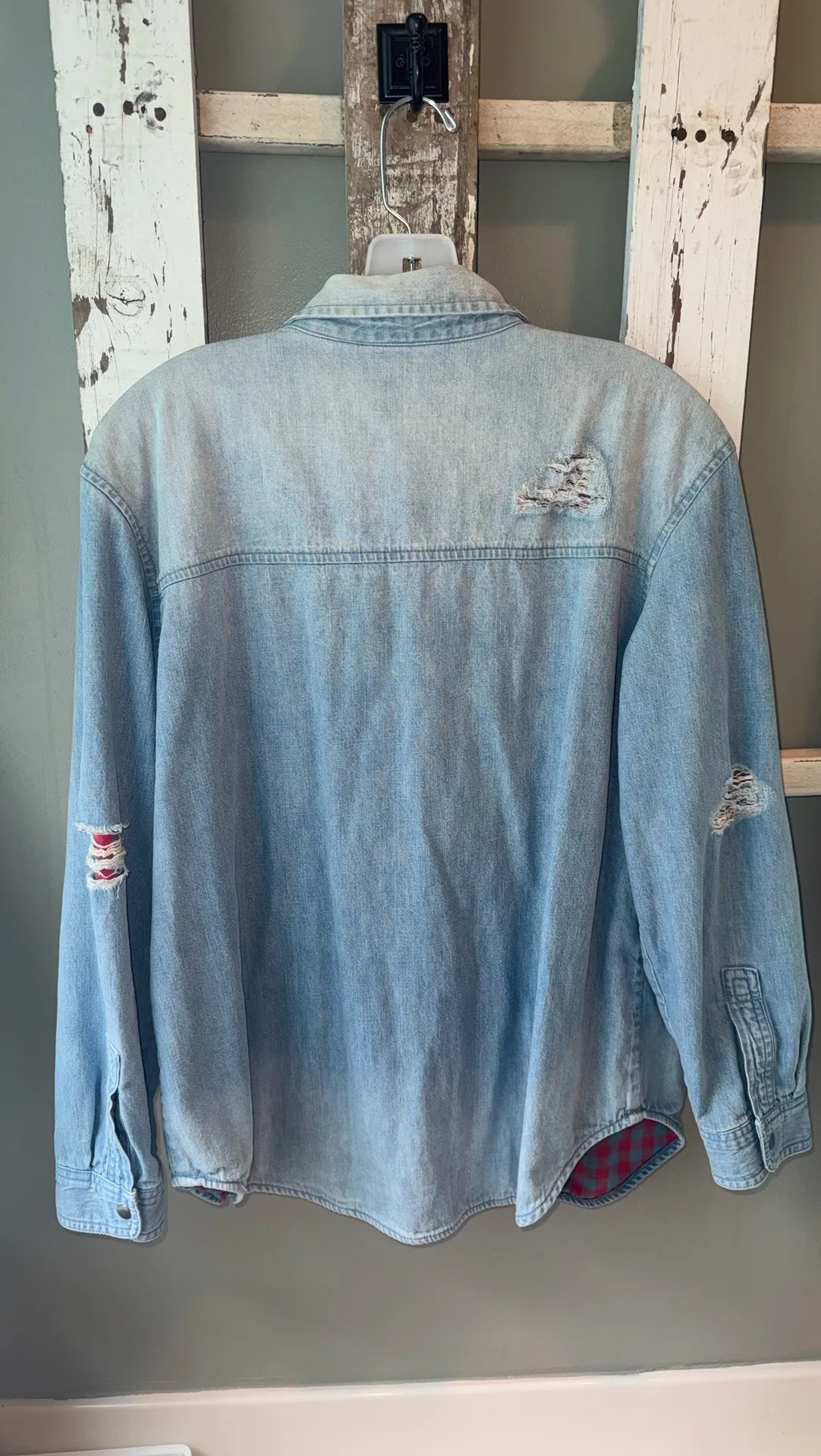 NWOT American Eagle denim button up  - Image 3