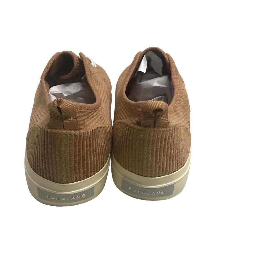 EVERLANE Unisex Sneakers Brown Women Size 11.5 Men 9.5 Lace Tie New Without Box - Image 2