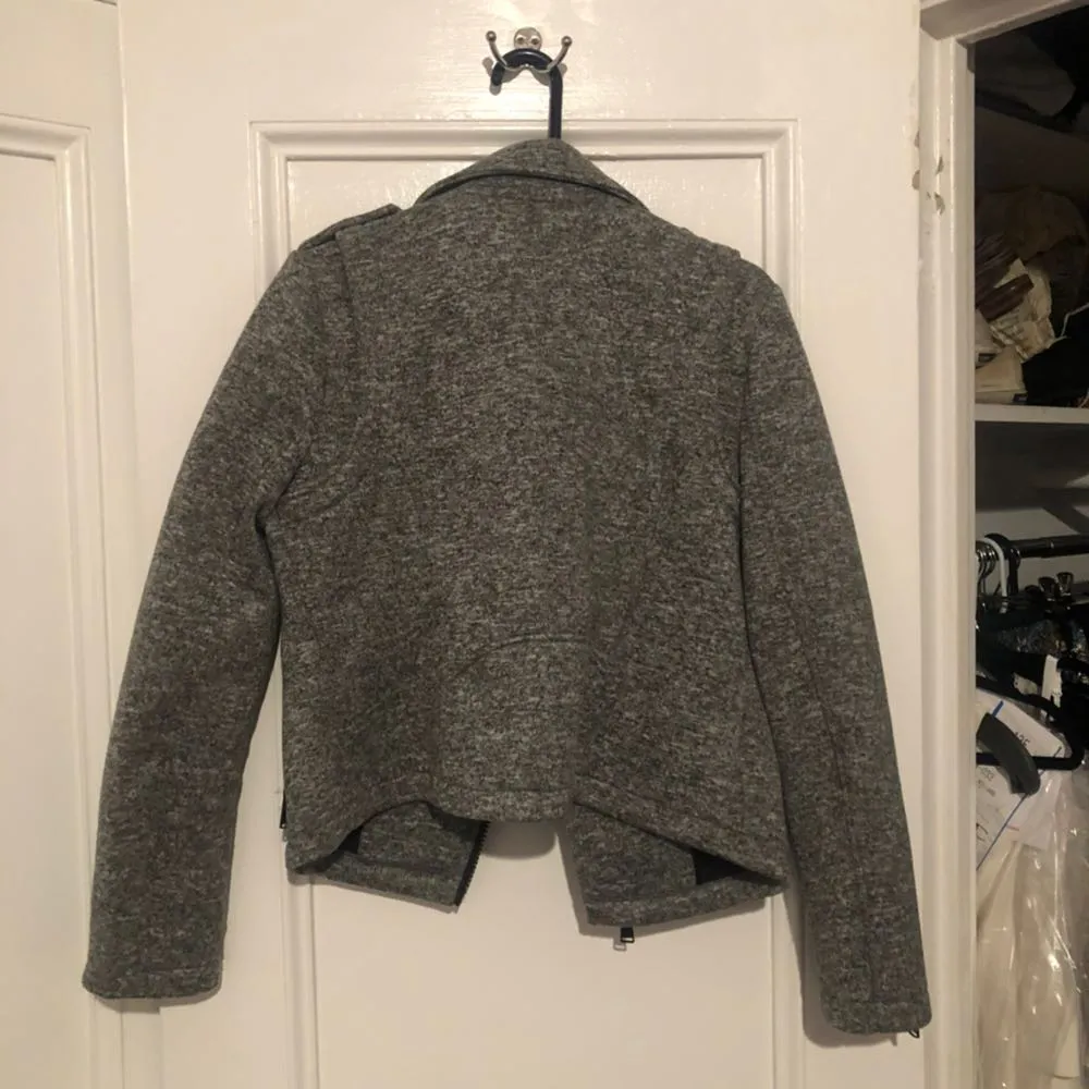 Novelty Knit Scuba Moto Jacket - Image 4