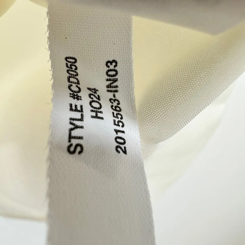 J.Crew Drapey Tee Shirt Top Blouse Viscose Ivory Classic Neutral Small NWT - Image 6