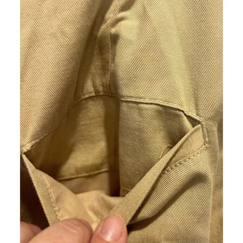 Universal Thread Lyocell High-Rise Loose Fit Pleated Chino Pants‎ Womens 12 NWT - Image 8