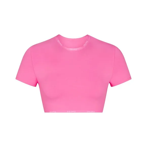 SKIMS COTTON JERSEY SUPER CROPPED T-SHIRT NWT SOLD OUT ONLINE - Image 2