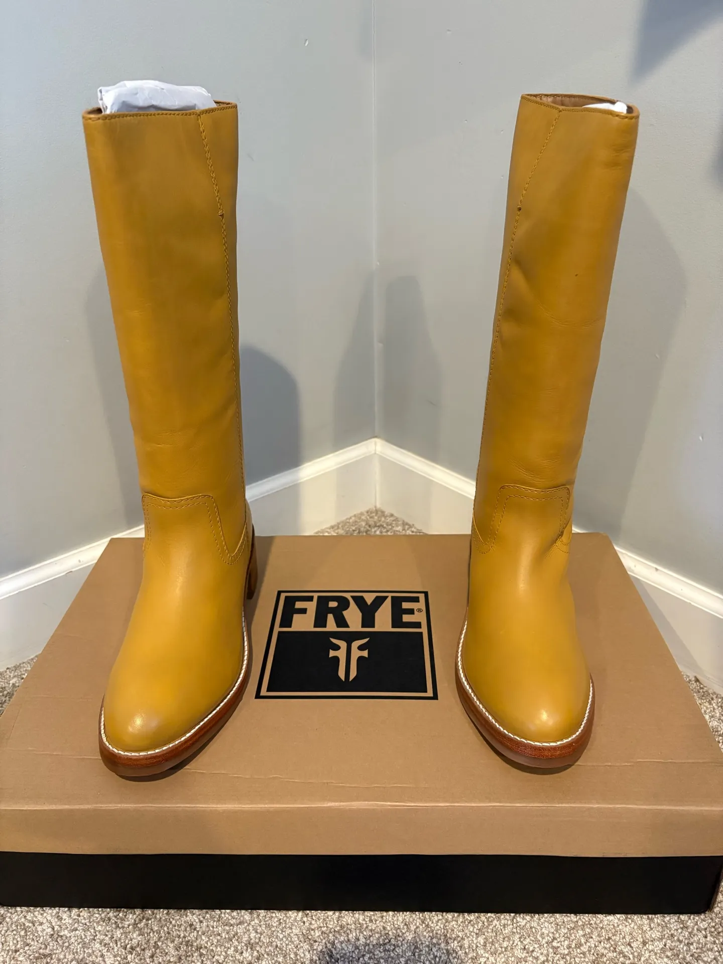 Frye Camryn pull on leather boots - Image 4