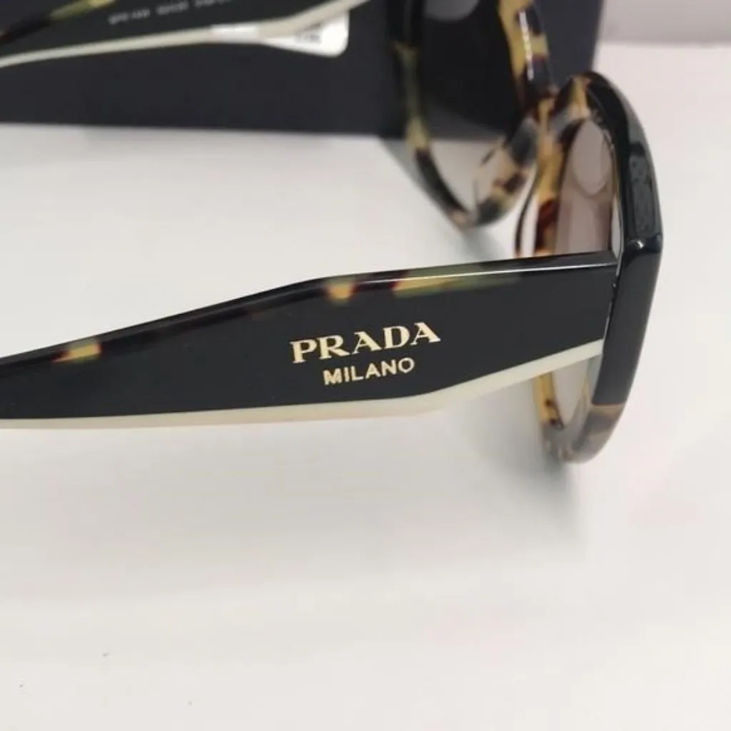 New Authentic Prada Cat Eye Sunglasses PR 14WS – Tortoise & Powder Frame - Image 9