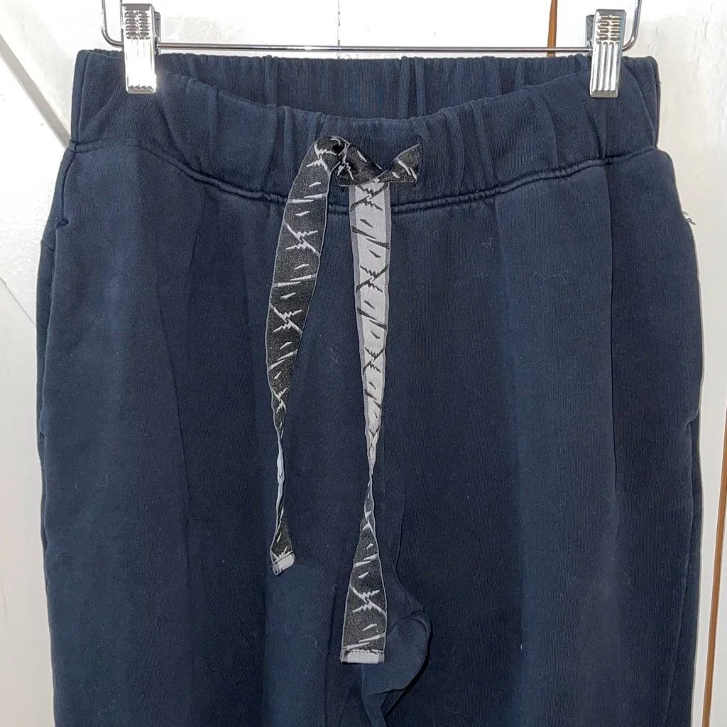 Gymshark Womens 100% Cotton Drawstring Jogger Sweatpants Black Size Small‎ - Image 2