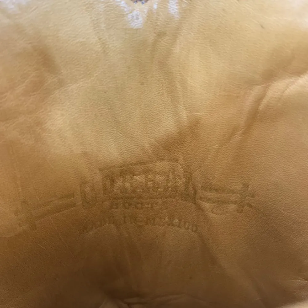 Corral Distressed patchwork leather cowgirl boots - Image 8