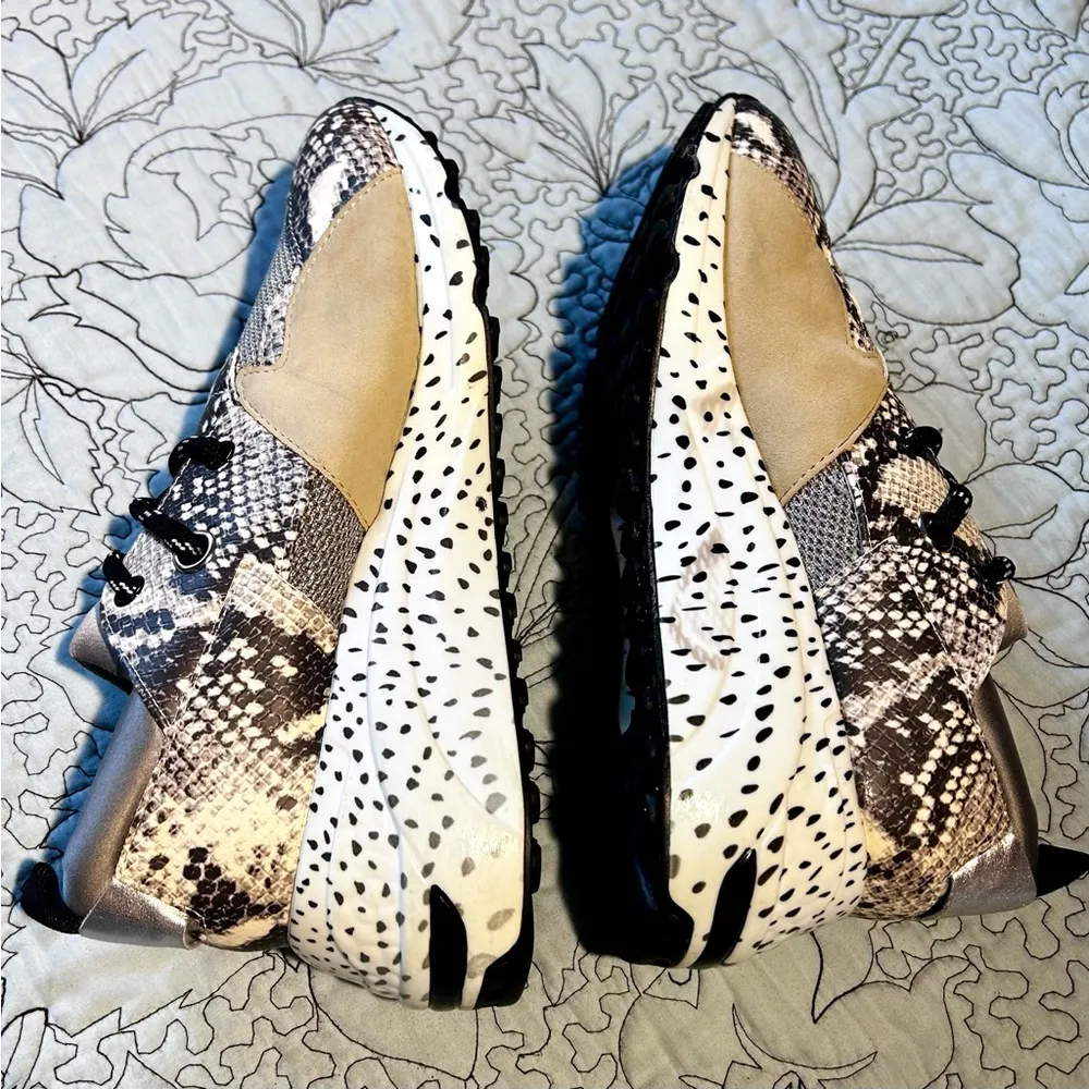 Steve Madden Cliff Animal Print Sneaker Leopard Suede/Leather CLIF02S1 Sz 8.5 - Image 4