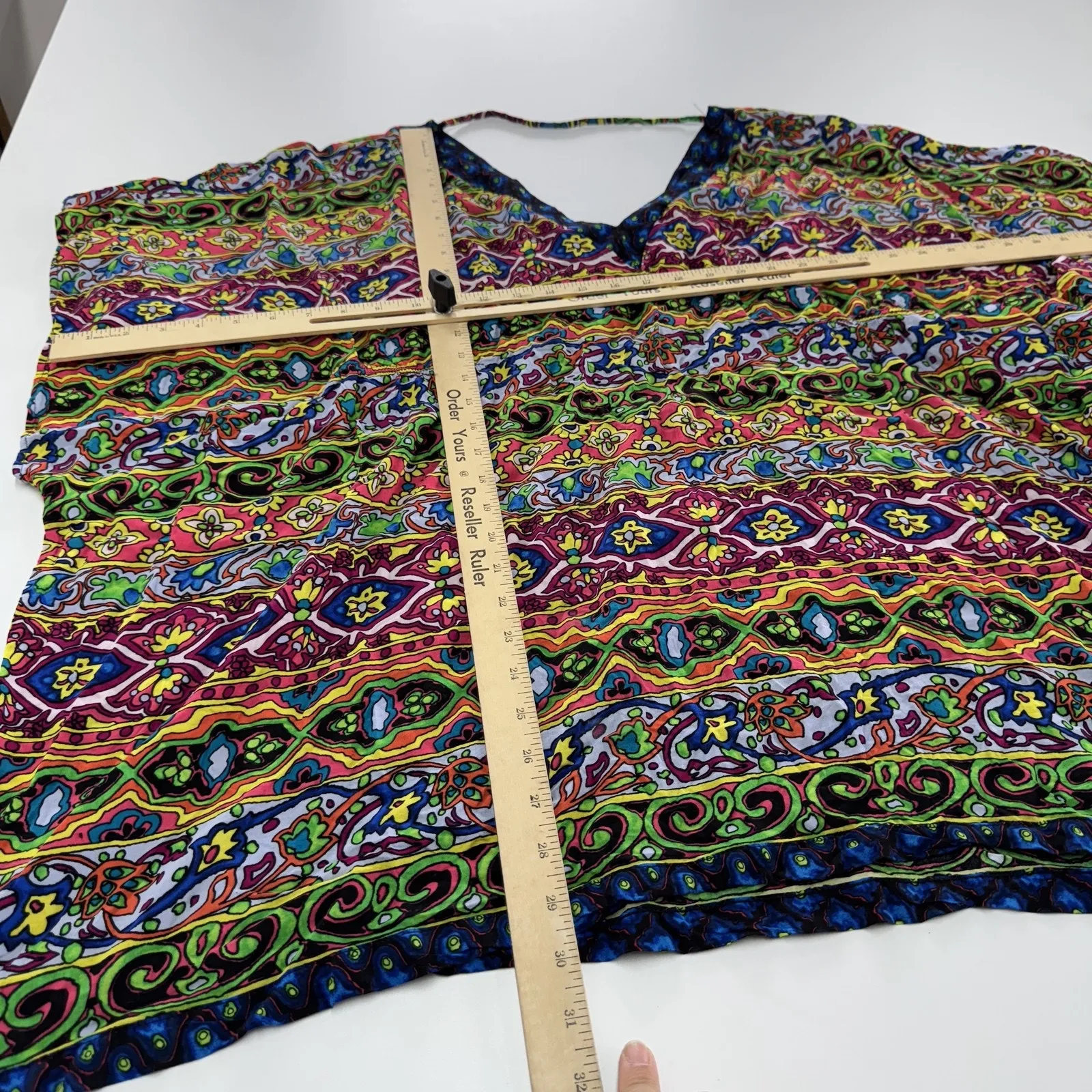 Nanette Lepore Caftan Womens Large Multicolor‎ Boho Print Swim Coverup - Image 8