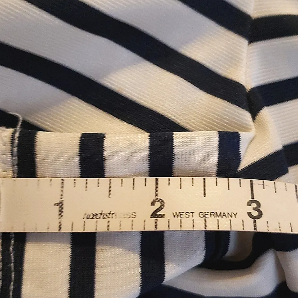 Charming Charlie's navy & white striped romper - Image 9