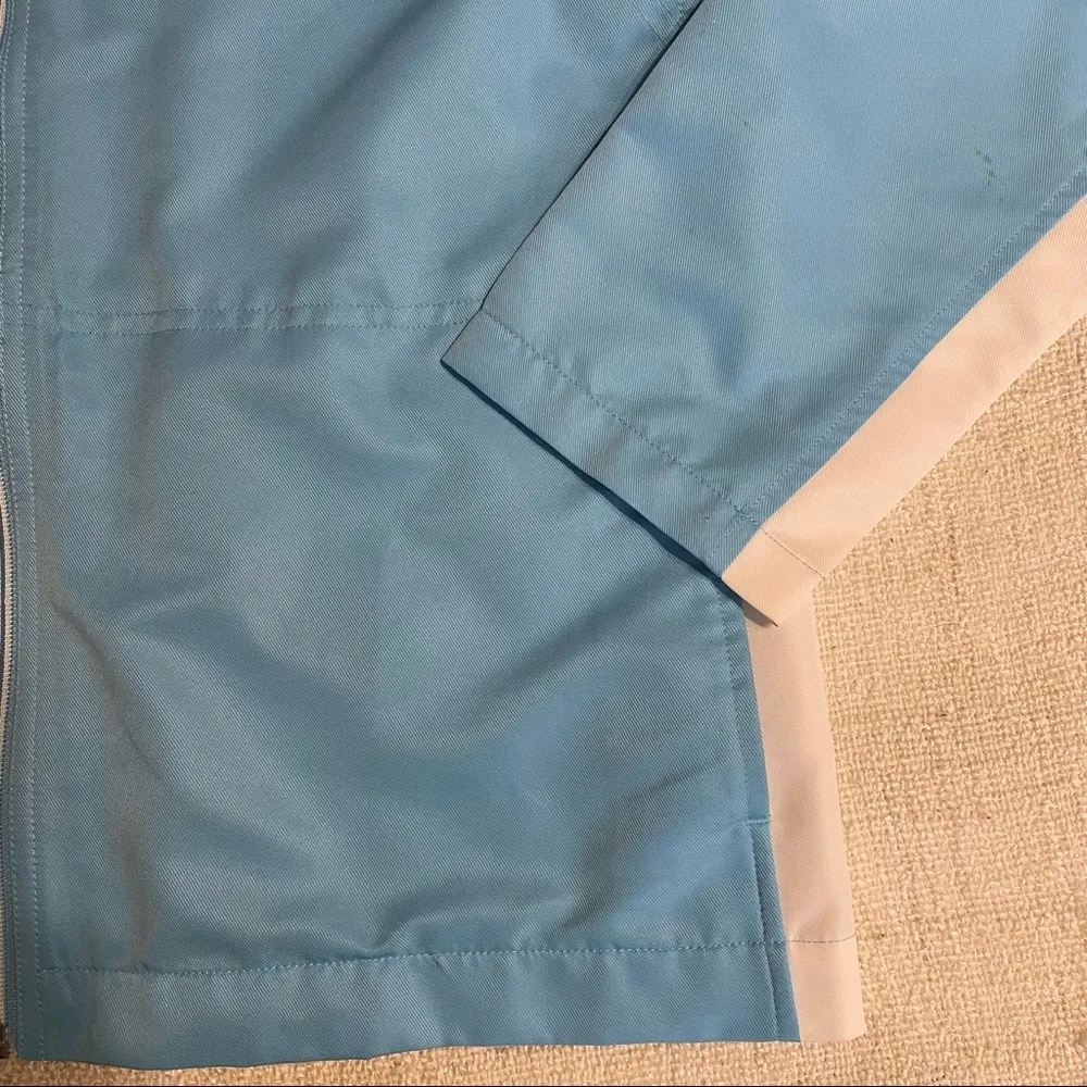 Lady Footlocker Hooded Windbreaker Blue Size L - Image 8