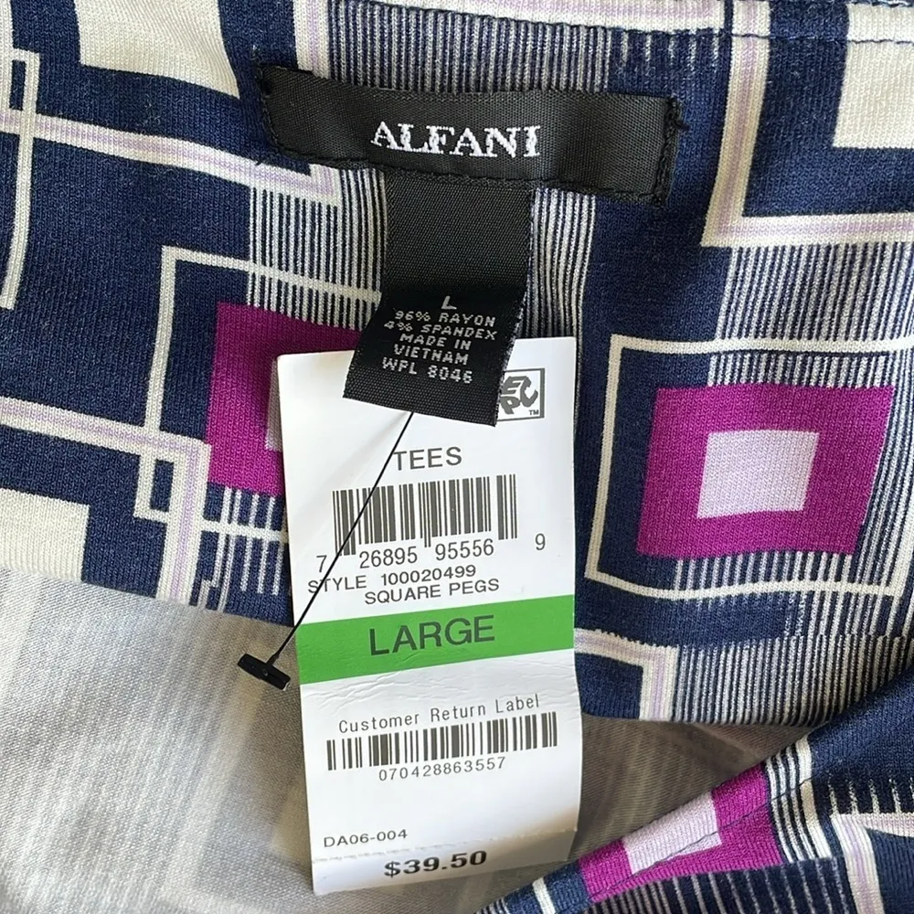 Alfani  Square Pegs Stretchy Top - Image 4