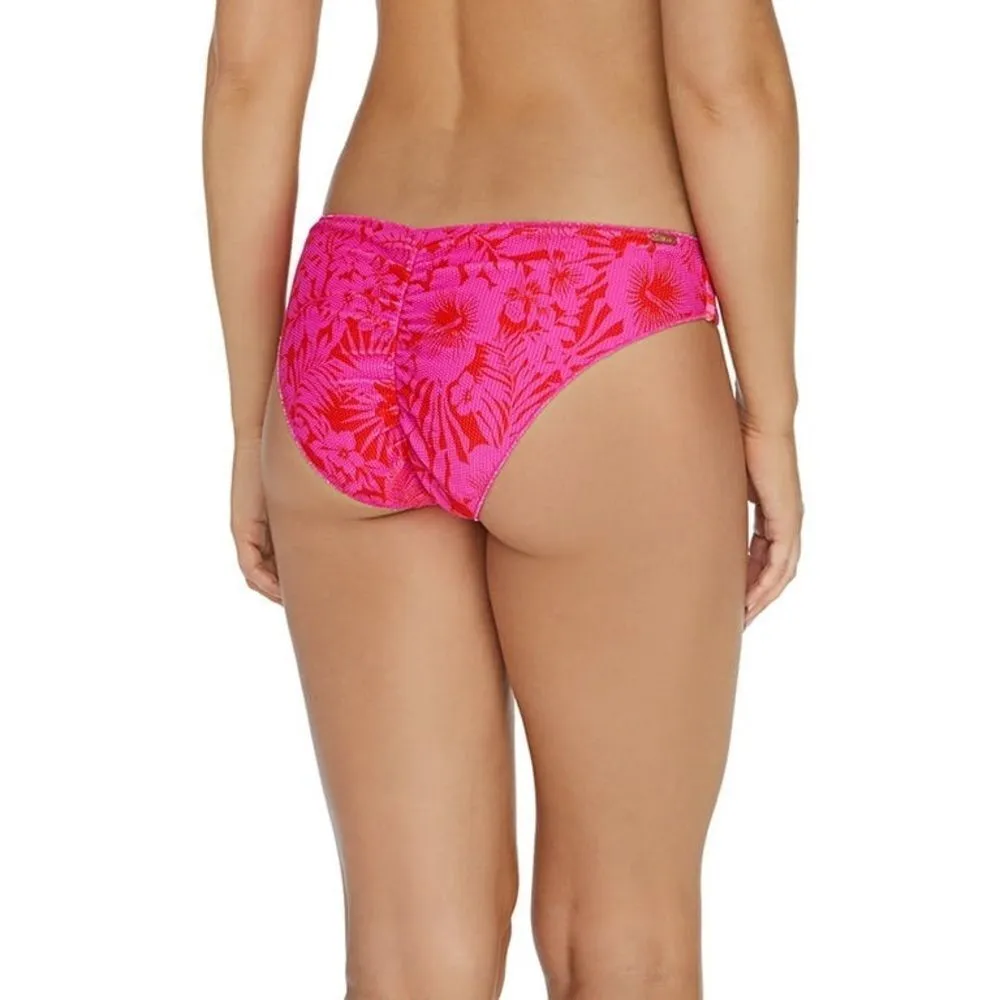 Raisins Surf Brand Pink & Red Making Waves Fiesta Tulum Hipster Bottoms - Image 3