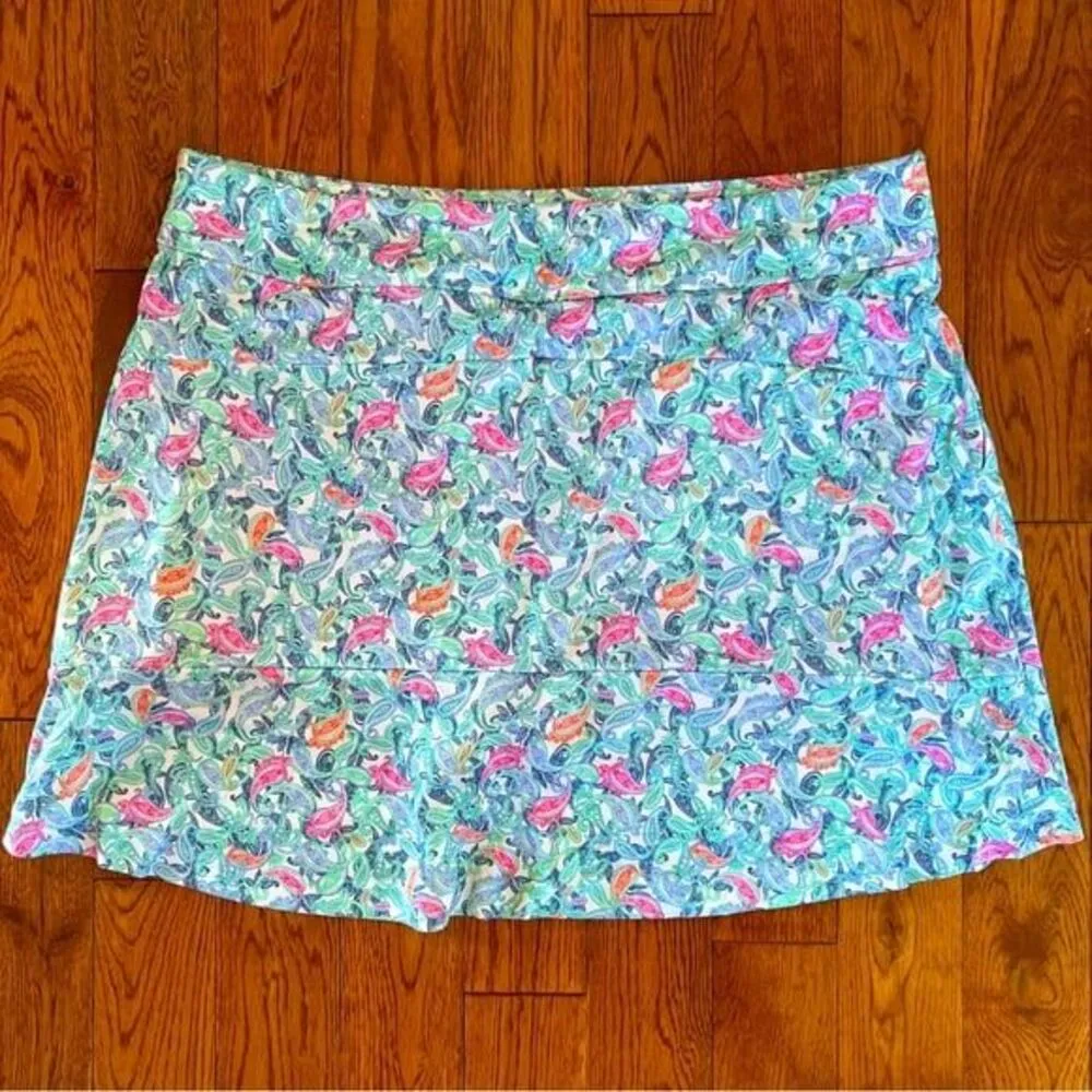 New with Tags Greg Norman Paisley Pull On Golf Tennis Athleisure Skort NWT - Image 5