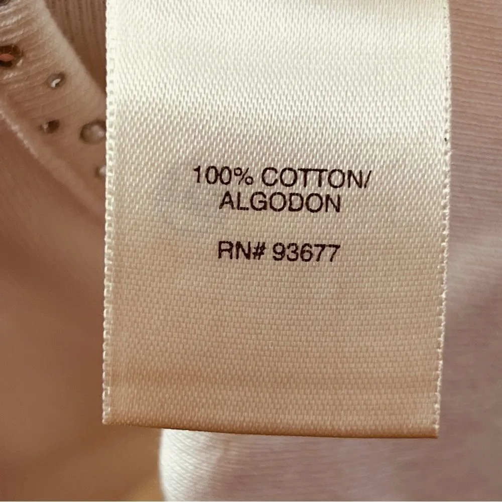 St. John’s Bay Size Medium Scoop Neck Long sleeve Top w/Rhinestones - Image 5