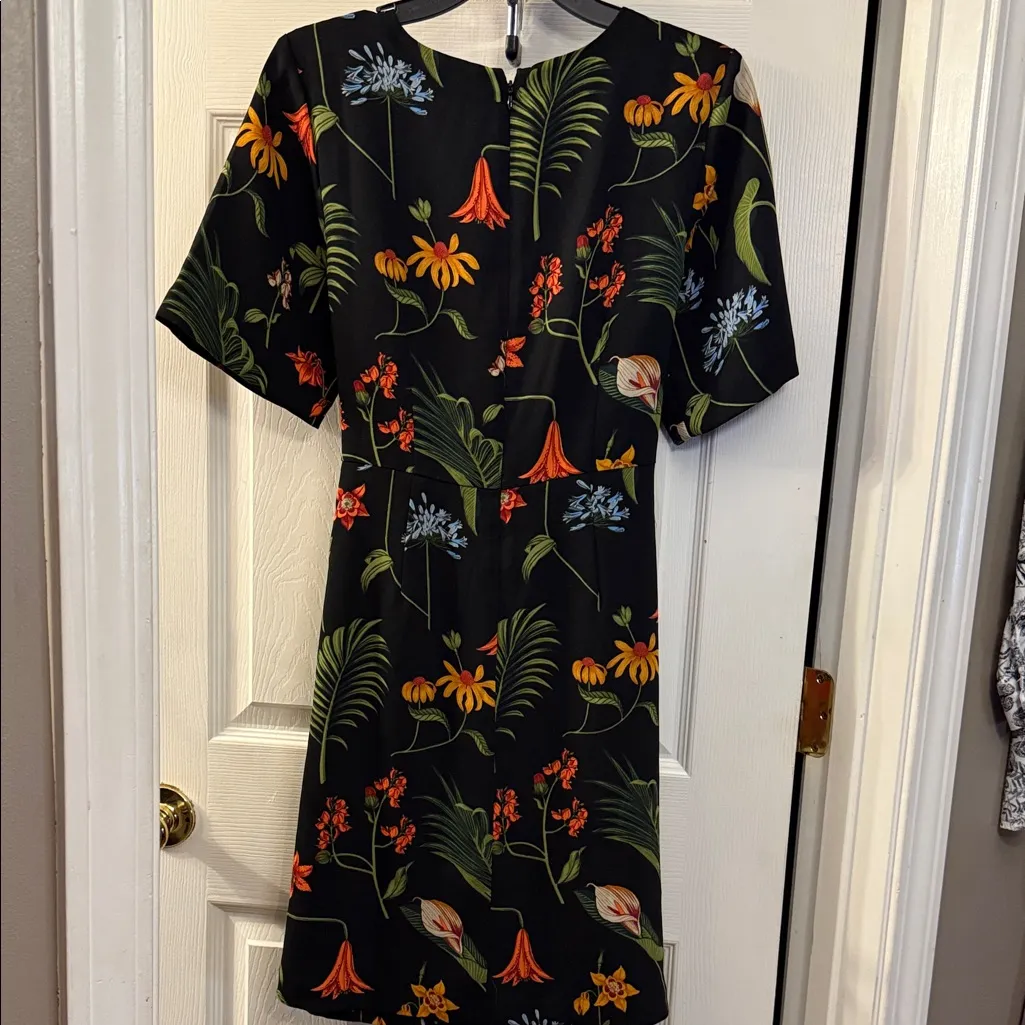 Ann Taylor Black Floral Dress - Image 4