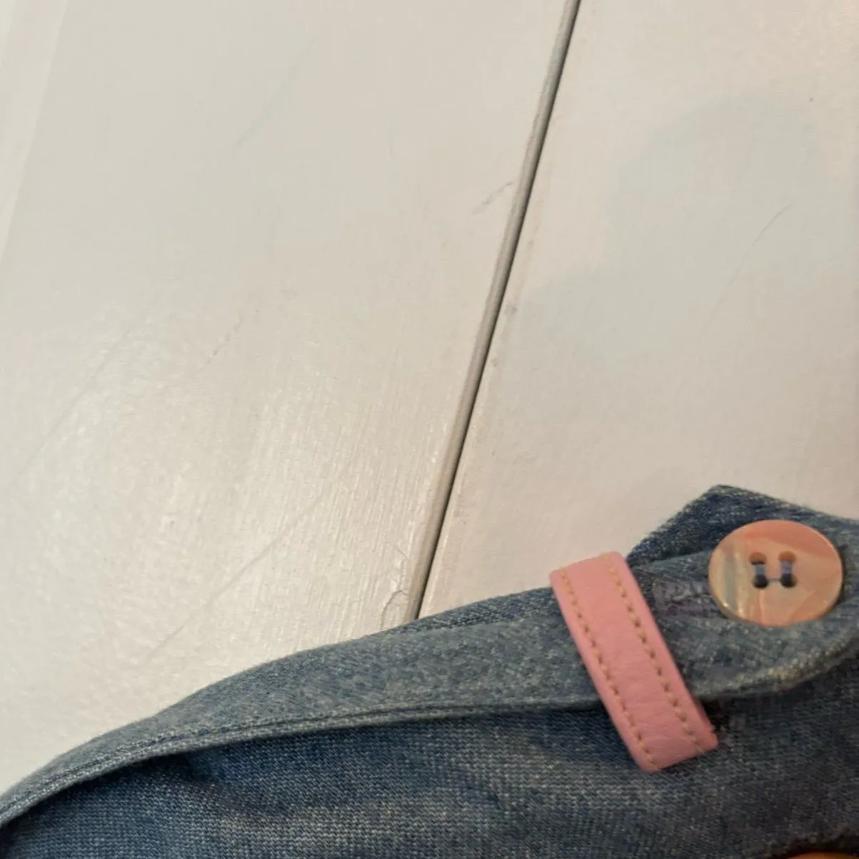 D.‎ Frank Denim Belted Jumpsuit Size 8 Blue - Image 8