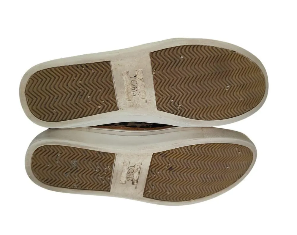 Toms Bryce Leopard Slip-on Chelsea Boots 10016760 Low Top Ankle Bootie Women 9.5 - Image 7